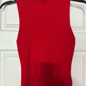 Express Vibrant Red Tank Top